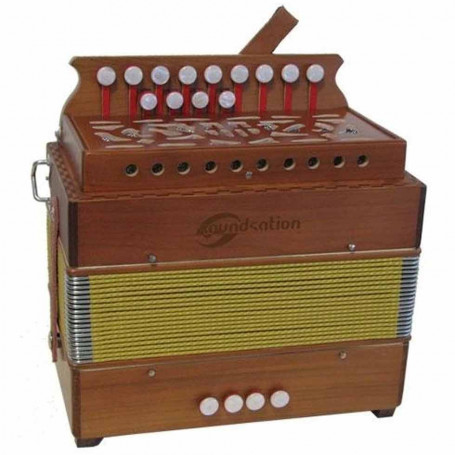 SOUNDSATION SAC-1304C-WD Organetto diatonico 4 Bassi in DO