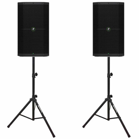 Mackie THUMP 215 Impianto audio per karaoke dj con stativi