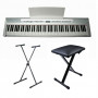 FBT Echord SP-10 pianoforte digitale con tasti pesati + supporto e panchina