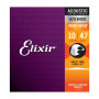 Corde per chitarra acustica Elixir 11002 Acoustic 80/20 Bronze Nanoweb
