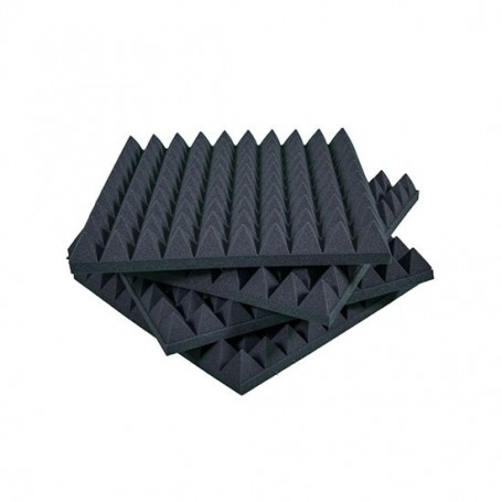 Pannello fonoassorbente per insonorizzazione acustica cm.50x50x5